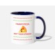 I Want Pizza Ugly Xmas Sweater Gift Christmas White/Cobalt Blue Mugs